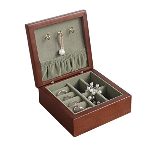 XFZJCHAP Schmuckschachtel Massivholz Schmuckschatulle mit Spiegel kleiner Reisemschmuck Organizer tragbare Schmuckschachtel für Frauen Mädchen Geschenk 1.9x4.3x4.3in Schmuckkoffer Organisator (Farbe: XFZJCHAP Schmuckschachtel Massivholz Schmuckschatulle mit Spiegel kleiner Reisemschmuck Organizer tragbare Schmuckschachtel für Frauen Mädchen Geschenk 1.9x4.3x4.3in Schmuckkoffer Organisator (Farbe: von XFZJCHAP