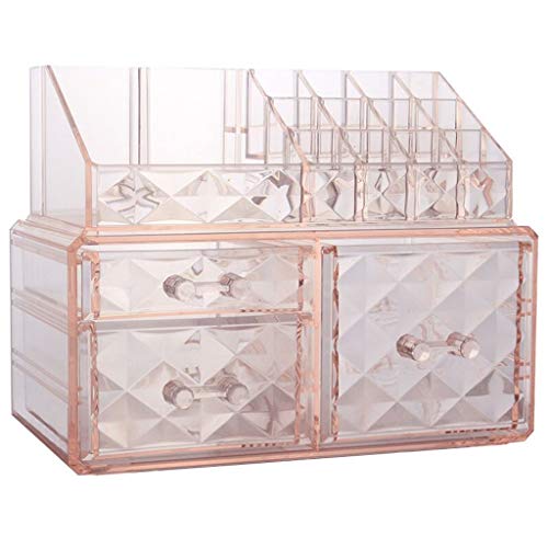XFZJCHAP Schmuckschachtel Purple Clear Schmuckschatulle mit Schubladen Multifunktional Kosmetikbox Ohrringringe Halsketten Armbänder Juwelier Organizer Hülle, Pink Schmucktasche Organisator (Farbe: XFZJCHAP Schmuckschachtel Purple Clear Schmuckschatulle mit Schubladen Multifunktional Kosmetikbox Ohrringringe Halsketten Armbänder Juwelier Organizer Hülle, Pink Schmucktasche Organisator (Farbe: von XFZJCHAP