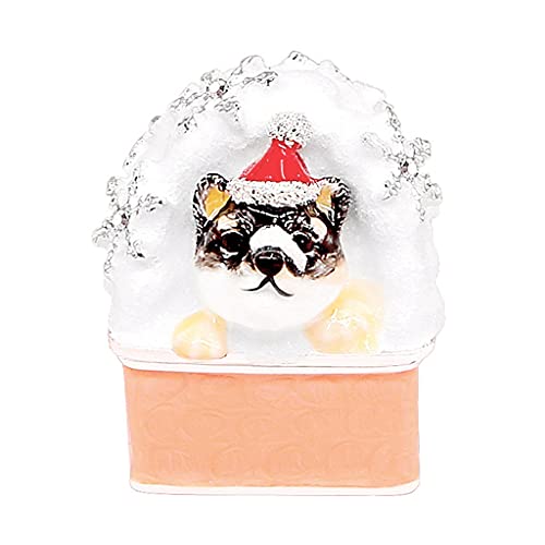 XFZJCHAP Schmuckschachtel Shiba Inu Juwelierbox Mini Hund Trinket Box Kristall Tierstatue Juwelier Organizer Box einzigartiger Ringhalter Geschenk für Wohnkultur Schmuckkoffer Organisator (Farbe: XFZJCHAP Schmuckschachtel Shiba Inu Juwelierbox Mini Hund Trinket Box Kristall Tierstatue Juwelier Organizer Box einzigartiger Ringhalter Geschenk für Wohnkultur Schmuckkoffer Organisator (Farbe: von XFZJCHAP