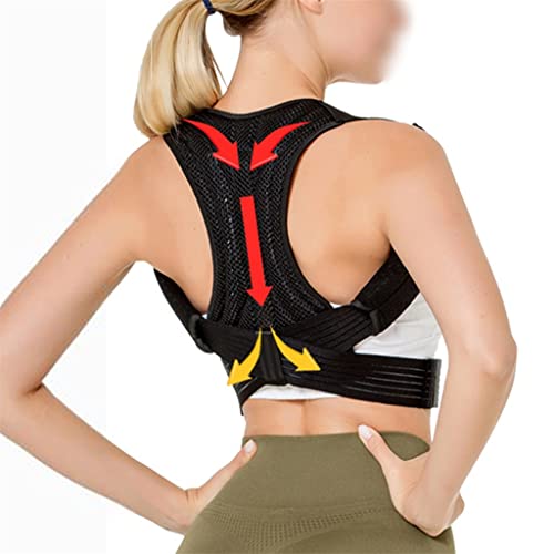 XFZJCHAP Unsichtbarer Back Corrector Back Band Brace erweiterte Stützgürtel Einstellbare Rückenwirbelsäule (L -Code) von XFZJCHAP