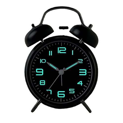 XFZJCHAP Wecker Student Schlafsaal Super laut Retro Luminous Multifunktional lauter Bett Alarm (D als Show) von XFZJCHAP