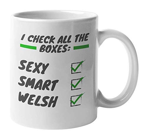 NA Sexy Smart Welsh, British Coffee & Tea Mug oder Wales Cup Merchandise von N\A