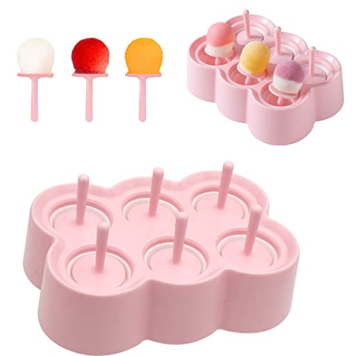 Stieleisformer Eislutscher Formen Silikonform Baby Eis Selber Machen Formen Eis Kinder Eisformen Stieleis eisföRmchen Mini Eisform Förmchen zum Einfrieren von Obst oder Joghurt für Kinder, Baby von XGAGHB