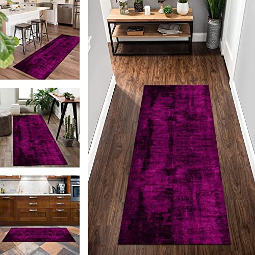 Teppich Läufer Küche rutschfest waschbar Korridor Teppichläufer Lang Flur 60X300CM Küchenläufer Teppichmatten Dunkelrosa Abstrakt Schlafzimmer Kinderzimmer Wohnzimmer Meterware Flurläufer Anpassbar Teppich Läufer Küche rutschfest waschbar Korridor Teppichläufer Lang Flur 60X300CM Küchenläufer Teppichmatten Dunkelrosa Abstrakt Schlafzimmer Kinderzimmer Wohnzimmer Meterware Flurläufer Anpassbar von Wassly