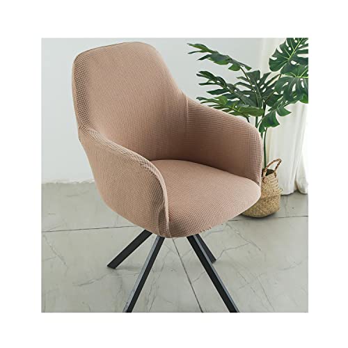 XGANGM 4/2/6er Set Stuhlhussen Bezüge mit Armlehne Stretch Blattmuster Stuhlbezug Stuhl Abdeckung Esszimmer Sessel Schonbezug Bürostuhl Bezug Küchen Stuhlüberzug Abnehmbarer,P,4PCS von XGANGM