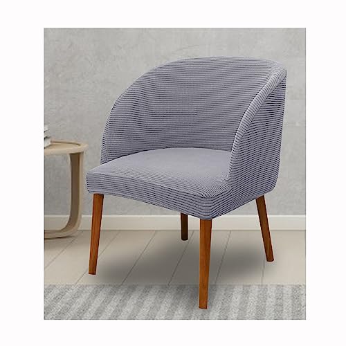XGANGM Gebogener Lehne Stuhlhussen mit Armlehne Stretch Stuhlüberzug 4er/6er Set Barhocker Stuhlbezug Moderne Stuhlabdeckung Esszimmer Stuhlschonbezug für Küche Restaurant Büro,#10,4PCS von XGANGM