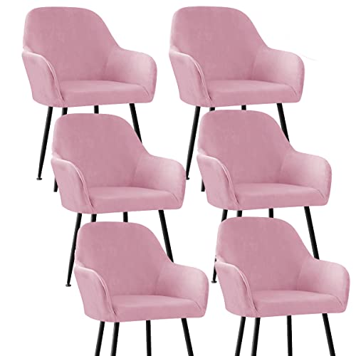 XGANGM Stretch Stuhlbezug 2/4/6er Set Stuhlhussen Samt mit Armlehne Bürostuhl Bezug Rückenlehne Stuhlschonbezug Sessel Esszimmerstuhlhussen Armlehnstuhlabdeckung Stuhlbezüge,Rosa,6pcs XGANGM Stretch Stuhlbezug 2/4/6er Set Stuhlhussen Samt mit Armlehne Bürostuhl Bezug Rückenlehne Stuhlschonbezug Sessel Esszimmerstuhlhussen Armlehnstuhlabdeckung Stuhlbezüge,Rosa,6pcs von XGANGM
