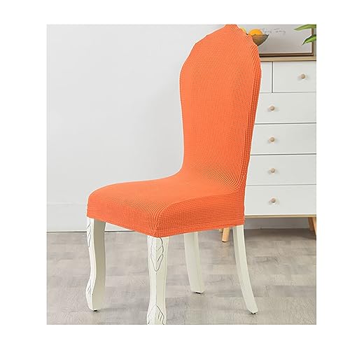 XGANGM Stretch Stuhlhussen 4er/ 2er Set Stuhlbezug Elastisch Abnehmbarer Waschbarer Runder Lehne Universal Hussen Für Stühle Stuhlüberzug Chair Cover Für Küche Restaurant Hochzeit,#2,6PCS von XGANGM