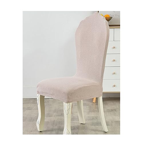 XGANGM Stretch Stuhlhussen 4er/ 2er Set Stuhlbezug Elastisch Abnehmbarer Waschbarer Runder Lehne Universal Hussen Für Stühle Stuhlüberzug Chair Cover Für Küche Restaurant Hochzeit,#4,4PCS von XGANGM