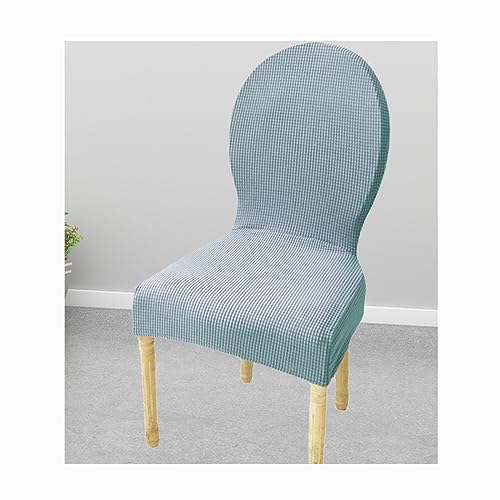 XGANGM Stuhlüberzug Stretch 6er 4er Set Stuhlhussen Runder Rückenlehne Esszimmerstühle Bezug Stuhlbezug Ohne Armlehne StuhlÜberwurf Stuhlschonbezug Stuhl Abdeckung Waschbar,#15,6PCS von XGANGM