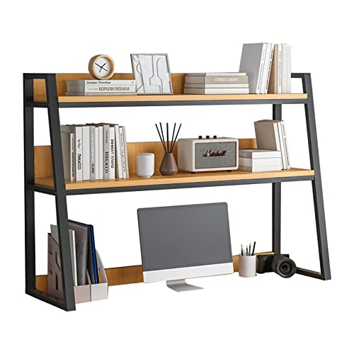 2-stufiges Desktop-Bücherregal/Bücherregal – Computertisch-Bücherregal, Aufbewahrungsregale für Heimdekoration, für Bürobedarf-Organizer, für Bürobedarf im Wohnheim (Farbe: B, Größ von XGFXGF