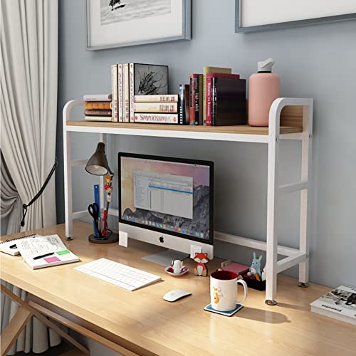 Schreibtisch-Bücherregal aus Schmiedeeisen – Schreibtisch-Aufbewahrungsregal im Schlafsaal, kleines Bücherregal für Kinderzimmer, Computertisch-Desktop-Präsentationsregal, Gewürz- von XGFXGF