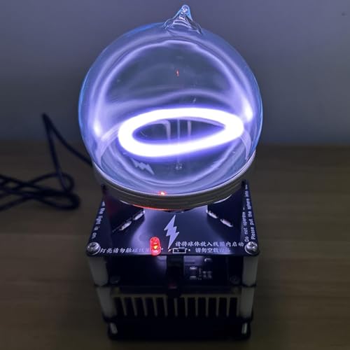 Toroid-Schaltkreis, Plasmaring, Plasmaball, DIY-Plasma-Leucht-Xenon-Ring mit 9 cm Plasmaball, Xenon-Glaskugel, wissenschaftliches Experimentiergerät for Partydekoration, Outdoor-Aktivitäten von XGHDPBM