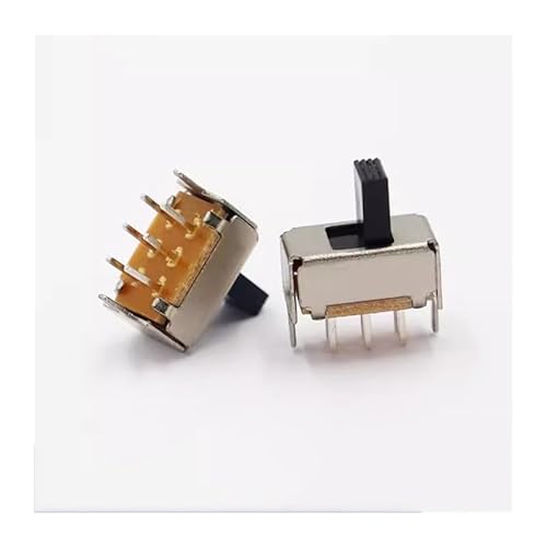 10PC SS-22E01 2-speed 6-pin double-row vertical toggle switch 2 fixed pins 2P2T power slide switch 10PC SS-22E01 2-speed 6-pin double-row vertical toggle switch 2 fixed pins 2P2T power slide switch von XGINERFEX