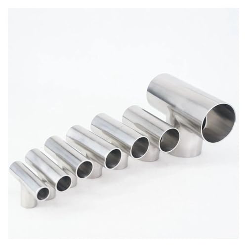 1PC Equal O.D 51mm 304 Stainless Steel Weld Tee Connector Welding Pipe Fittings von XGINERFEX