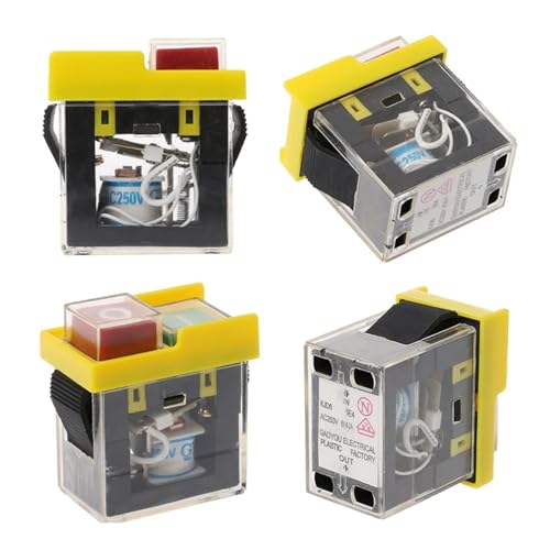 250V 6(4) A Waterproof Machine Saw Cutter Drill On Off Switches Electromagnetic Switch KJD6 5E4 Undervoltage Power OFF Protectiv von XGINERFEX