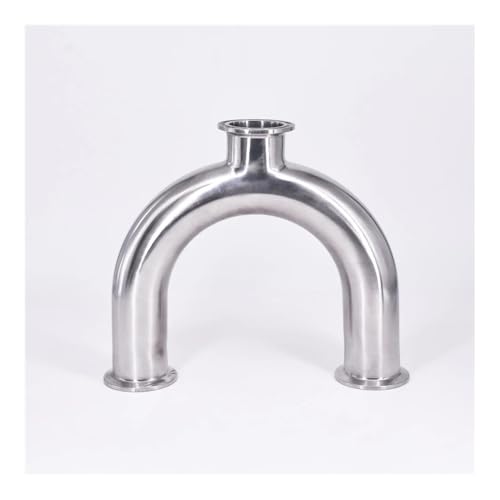 38mm 1.5" Pipe OD 1.5" Tri Clamp U Shaped Bend 3 Way SUS 304 Stainless Fitting Spliter Homebrew Beer von XGINERFEX