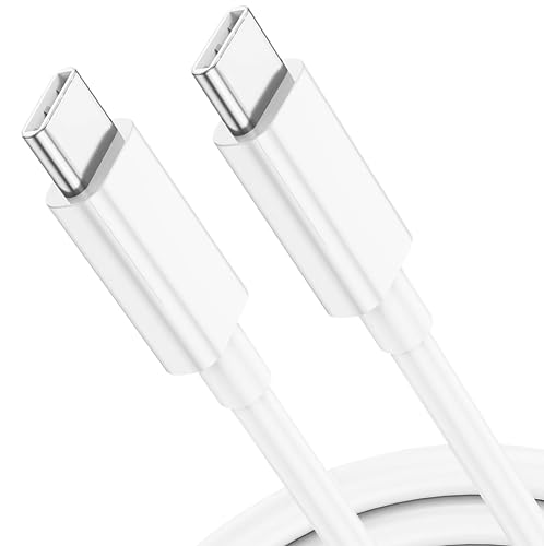 XGMATT USB C auf USB C Kabel 3M,60W/3A Typ-C Kabel Schnelllade C Ladekabel für Samsung Galaxy S10 S9 S8 S21 Plus S20 FE A12 A20 A70 A52 A51 A40 A41 A42, Google Pixel,Hawei p9 p10,HTC,LG,weiß von XGMATT