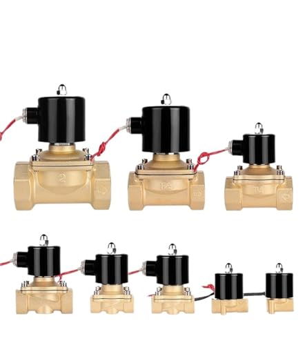 1/4" 3/8" 1/2" 3/4" 1" 2" Brass Electric Solenoid Valve DC12V DC24V AC220V 110V Normally Closed Solenoid Valve For Water Oil Air(DN40,12V) von XGUZRVGNV