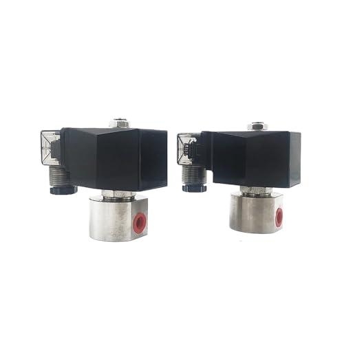 1/8" 1/4" Normally Close High Pressure Solenoid Water Valve 304 Stainless Steel 220V DC 12V/24V Orifice 1.2mm/2mm 200bar/100bar(1/8",DC24V_2MM 100BAR) von XGUZRVGNV