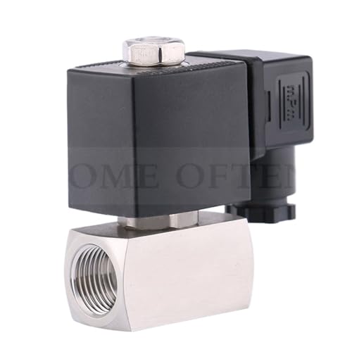 12Mpa Stainless Steel Two Position Two Way High Pressure Cold Fog Special STTG Solenoid Valve Normally Closed 24Vdc 220Vac(1/2",AC220V_NBR) von XGUZRVGNV