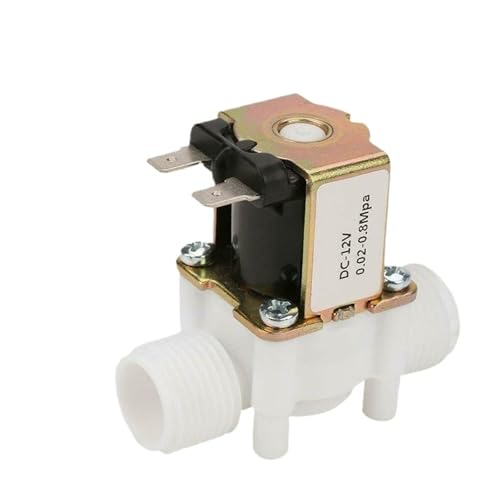 220V 12V 24V Plastic Solenoid Valve G3/8" Normally Closed Three-point External Thread Water Control Valve(12V) von XGUZRVGNV