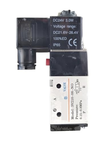 3/2 Way Pneumatic Parts 3V110-06 3V21008NCB 3V210-08 3V310-10 Solenoid Valve(3V110-06NO DC12V) von XGUZRVGNV