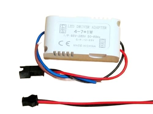 300mA DC 12V~25V (4-7) x 1W Isolated Led Driver 4W 5W 6W 7W Power Supply AC 110V 220V for ceiling light, spotlight von XGUZRVGNV