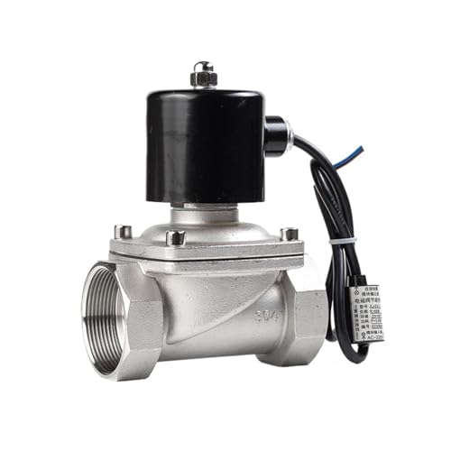 304 1/2 "3/4" 1 "Stainless Steel Normally Closed Electric Solenoid Valve AC 110V/220V/24V DC 12V Water DN15 DN20 With IP65 DIN(1/4",DC 24V) von XGUZRVGNV
