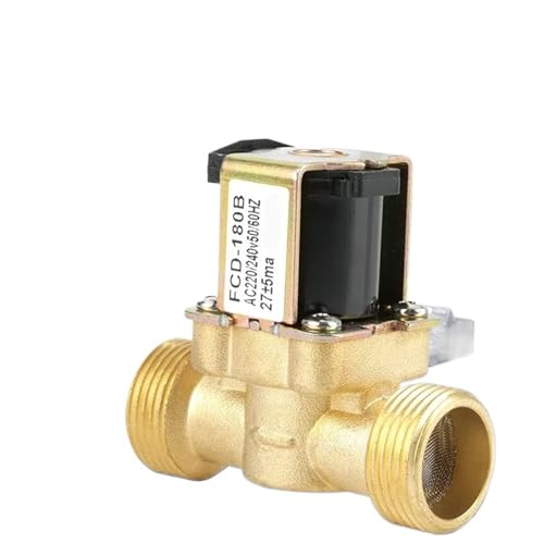 Brass Electric Solenoid Valve AC220V DC12V Integration Faucet Solenoid For Valve Control Normally Closed G1/2''(12V) von XGUZRVGNV