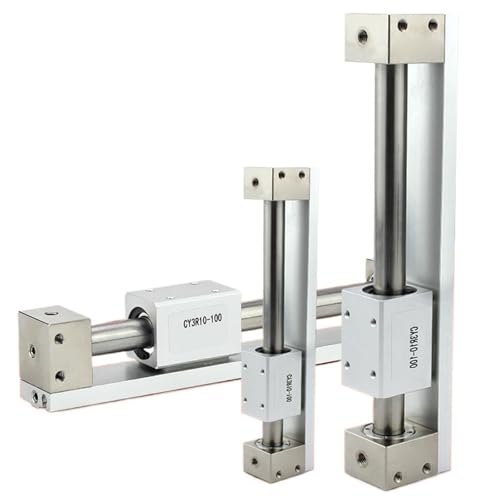 CY3R10H CY3R15H CY3R20H CY3R25 Rodless Cylinder Magnetic Coupling Guide Rod with Magnetic(Stroke 500mm,CY3R20 (Bore 20mm)) von XGUZRVGNV