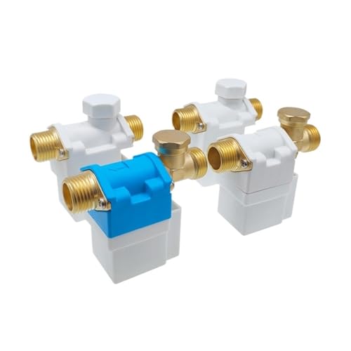 G1/2" DN15 220VAC Inlet Valve 12VDC 24V Normal Close Pilot T Type Blass Solar Water Heater Solenoid Valve With Check Function(A01 AC 220V,Unidentified) von XGUZRVGNV