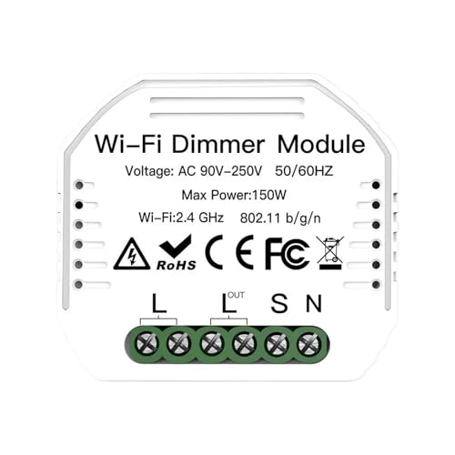 Lichtdimmermodul/Schaltermodul Fernbedienung 1/2-Wege 1/2(Wifi 1 Gang Dimmer) von XGUZRVGNV