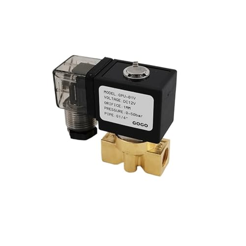 PU-01-1-4 Wiring Type 2/2 Way Direct Acting NC Brass G1/4" Bsp Dental Machine Steam Solenoid Valve FKM Seal Orifice 1mm(AC 110V) von XGUZRVGNV