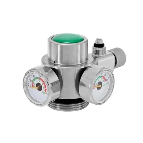 Steel Cylinder Double Gauge Pressure Regulating Stainless Steel Valve Solenoid Valve For Aquarium CO2 Generator Equipment(R20 US Double Gauge) von XGUZRVGNV