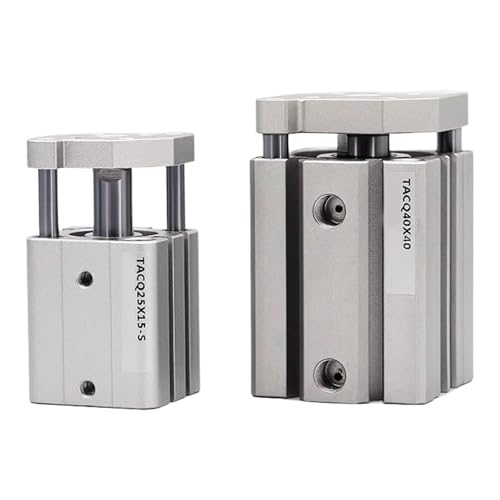 TACQ12 16 20 25 32 40 50 63 80 Bohrung Dünne Drei Achsen Drei Stange Zylinder Mit Führungsstange 5 10 15 20 25 30 35 40 50 100 hub(40mm Without Magnet,TACQ32) von XGUZRVGNV