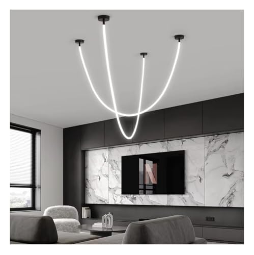 XGXHIN Schlauch Led Kronleuchter Lampen Silikon Licht 360 Grad Beleuchtung Wohnzimmer LED Hängelampe für Esszimmer Küche Deckenleuchte XGXHIN Schlauch Led Kronleuchter Lampen Silikon Licht 360 Grad Beleuchtung Wohnzimmer LED Hängelampe für Esszimmer Küche Deckenleuchte von XGXHIN