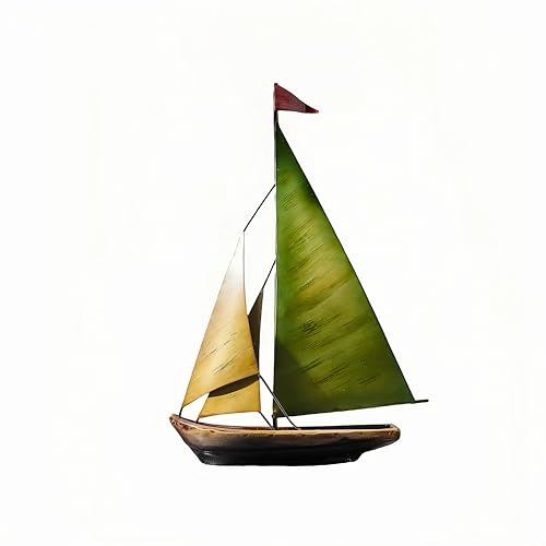 XGZY Segelboot Home Decor,Simple Modern Skulpturen,Deko für Garten, Outdoor, Wohnzimmer, Büro, Aquarium oder Regal von XGZY