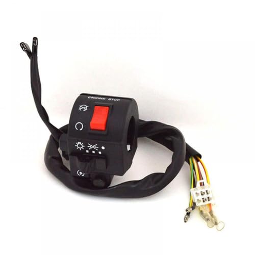 Startschalttaste mit dem Lenkersteuerungsschalter mit dem Kabelbaumkabelbaum kompatibel mit GS125 GN125 GS GN 125 Motorcycle Fits -Modelle(Right) von XGdEKA