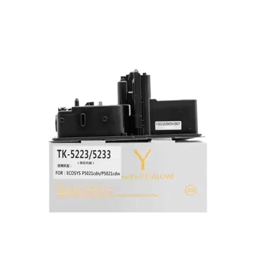 XGdEKA 1 Stück TK5223 TK5233 kompatibler Tonerpatrone Kompatibel mit Kopierer Arbeiten mit P5021CDN P5021CDW(Y) von XGdEKA