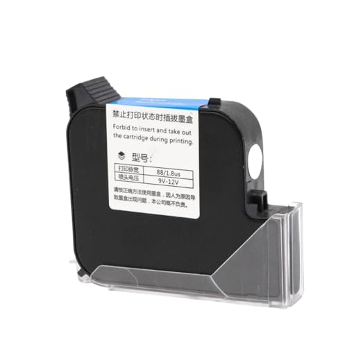 XGdEKA 25. 4mm Tintenpatrone Kompatibel mit Handheld -Drucker Eco -Lösungsmittel unsichtbare Tinte 600DPI Tragbares Ablaufdatum kompatibel mit Standarddruckern(25.4mm Invisibility) von XGdEKA