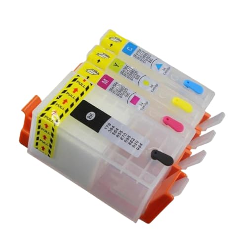 XGdEKA 4PCS Nachfüllbare Tintenpatronen -Set Arbeiten mit 902 904 903XL Fits Pro 6960 6970 6950 6956 OfficeJet 6951 6954 6958 Drucker(Europe 903) von XGdEKA