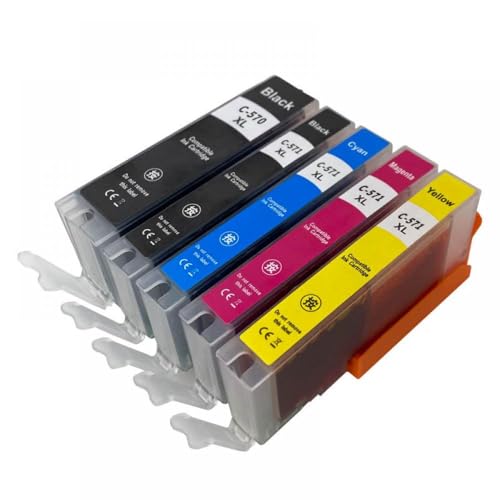 XGdEKA 570 571 PGI 570 CLI 571 Tintenpatron(1Set 5pcs) von XGdEKA
