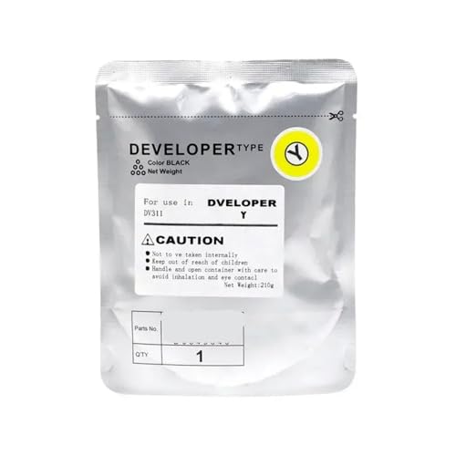 XGdEKA DV226 DV 226 kompatibles Entwicklerpulver Kompatibel mit C256 C287 C367 C266 C7222 C7226 kompatibel mit ausgewählten Druckermodellen(DV226-Y) von XGdEKA