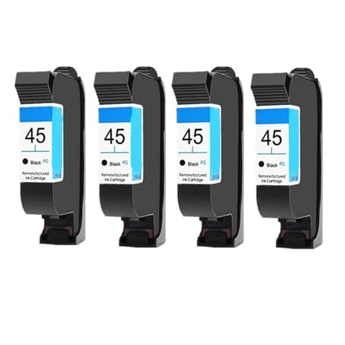XGdEKA Kompatible 45 Schwarze Tintenpatronen als Ersatz Kompatibel mit Drucker 710C 870CXI 830C 880C 890C 895CXI 930C 950C Modell 51645 51645A(4 Black) von XGdEKA