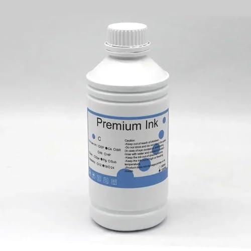 XGdEKA Kompatible PFI-120-Pigmenttinte Kompatibel mit IPF650 IPF655 IPF750 IPF755 IPF760 IPF765 IPF670 IPF680 IPF685 IPF770 IPF780-Drucker(C Pigment 500ml) von XGdEKA