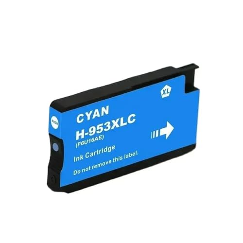 XGdEKA Kompatible Tintenpatrone 953 957 XL Kompatibel mit 953 957 Arbeiten mit OfficeJet Pro 7740 7720 7730 8210 Drucker(C 1PCS) von XGdEKA