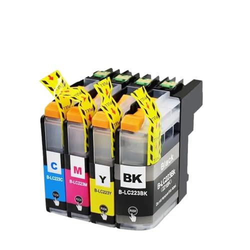 XGdEKA Kompatible Tintenpatronen-LC223 LC221 223 Kompatibel mit DCP-J562DW J4120DW MFC-J480DW J680DW J880DW J5320DW Drucker(1Set) von XGdEKA