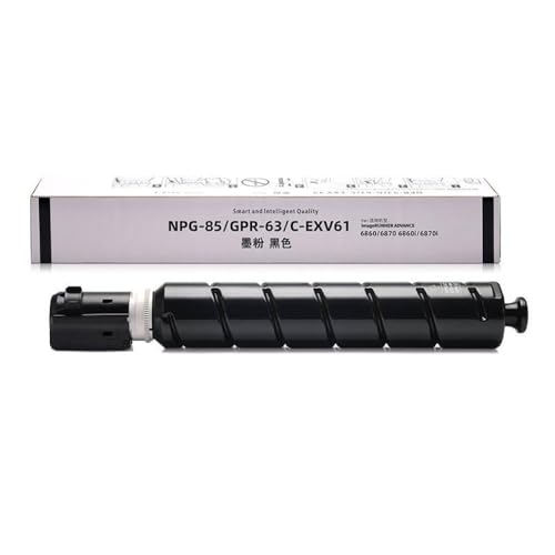 XGdEKA Toner-Patronen NPG85 GPR-63 C-EXV61 kompatibel mit Imagerunner Advance DX C6860I C6870i C6860 C6870 Druckermodelle(600g) von XGdEKA