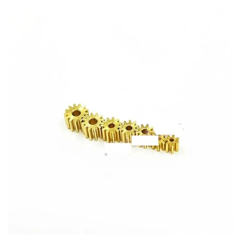 XHAJCSJWGD 0.4 Modulus Brass Copper Gear Transimission Gear for 1mm 1.5mm 2mm 2.3mm Shaft 18T 1.98MM Hole XHAJCSJWGD 0.4 Modulus Brass Copper Gear Transimission Gear for 1mm 1.5mm 2mm 2.3mm Shaft 18T 1.98MM Hole von XHAJCSJWGD